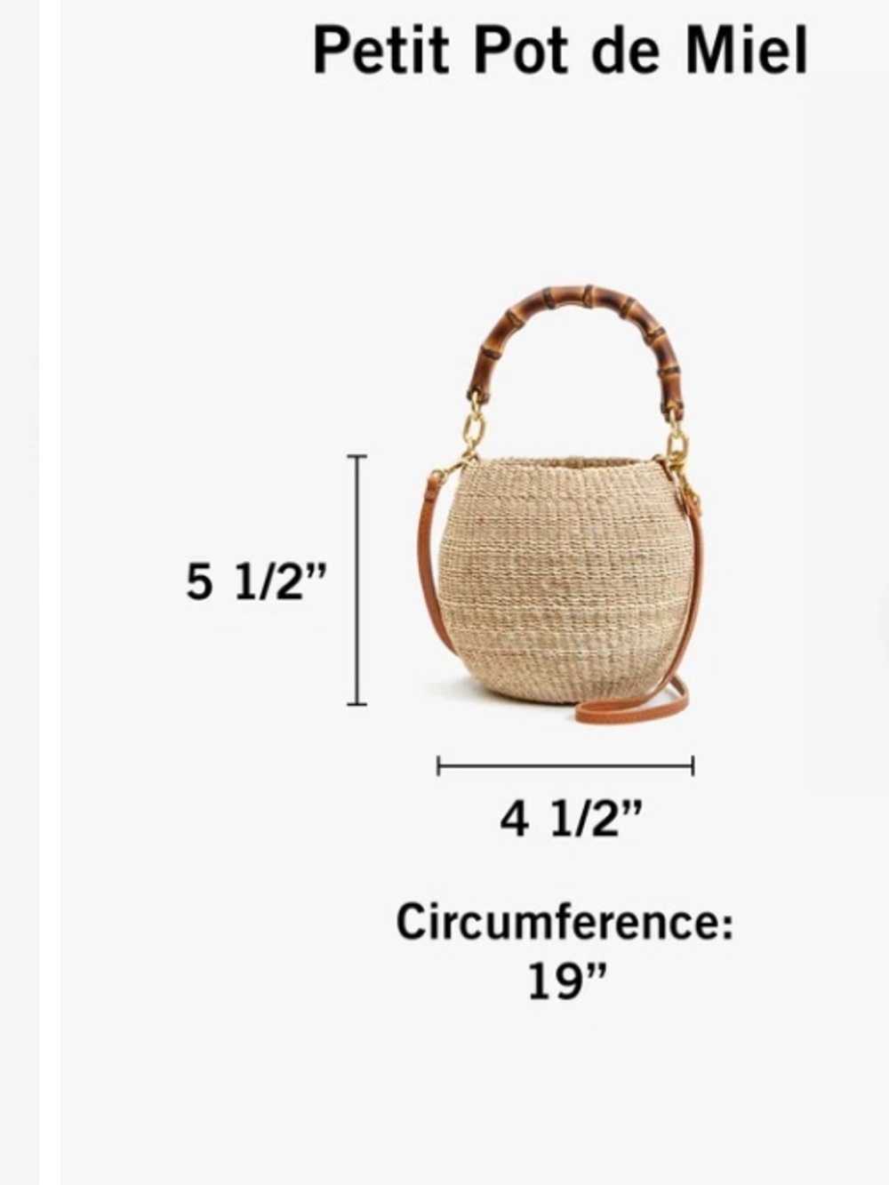 Clare V Pot de Miel ☀️ Tiny Straw Bag, Big Energy - Picture 4 of 15